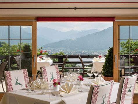 Speisen mit Seeblick am Tegernsee
