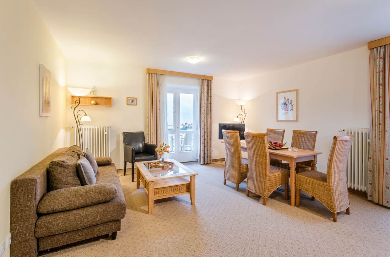 Eines der Familienzimmer im Berghaus Hotel Der Westerhof