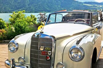 Mercedes Benz 300 at the Hotel Westerhof in Tegernsee