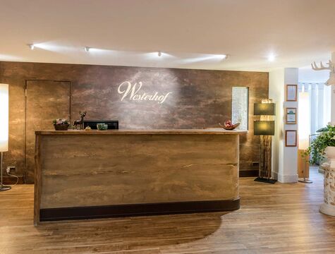 Rezeption im Hotel Der Westerhof