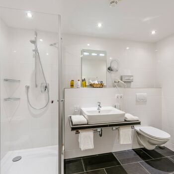 Bath room in Junior Suite in the Hotel Der Westerhof