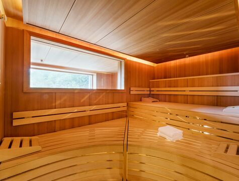 Sauna mit Seeblick auf den Tegernsee